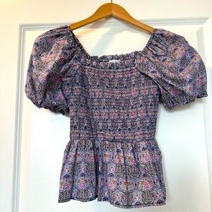 Jcrew x Liberty Puff Sleeve Shirt